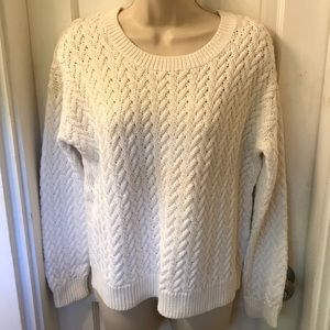 GAP ❤️ ivory knit sweater